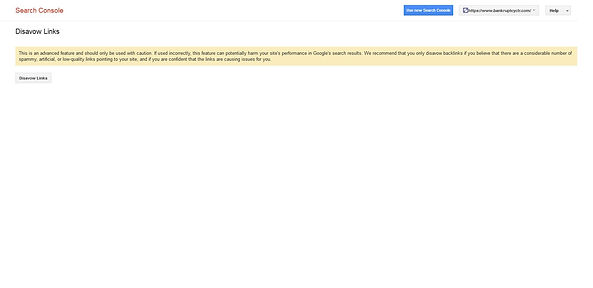 GOOGLE - Disavow Backlinks Page | 千帆網頁設計公司 GOOGLE - Disavow Backlinks Page