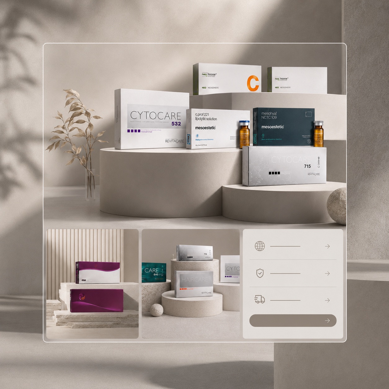 香港醫療美容電子商務網站製作-Boutique Source Medical-Website Design